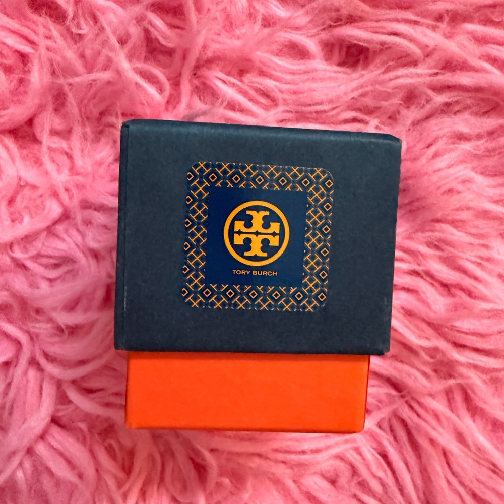 Tory Burch Navy and Orange Gift Box